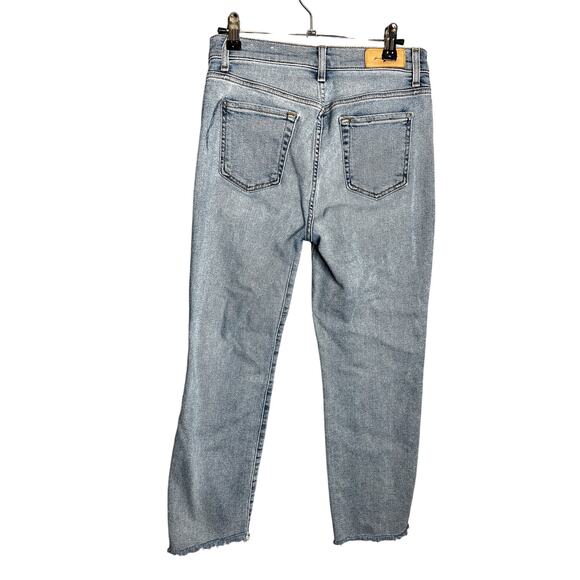 7 for all Mankind Edie Jeans High Rise Straight Ankle Size 26 7FAMK - Picture 4 of 9